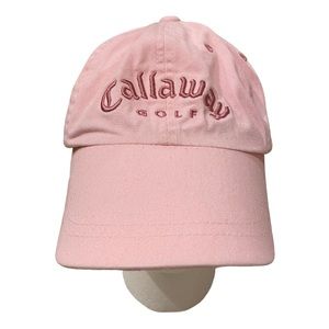 Women’s Callaway Golf Pink Embroidered Strapback Hat